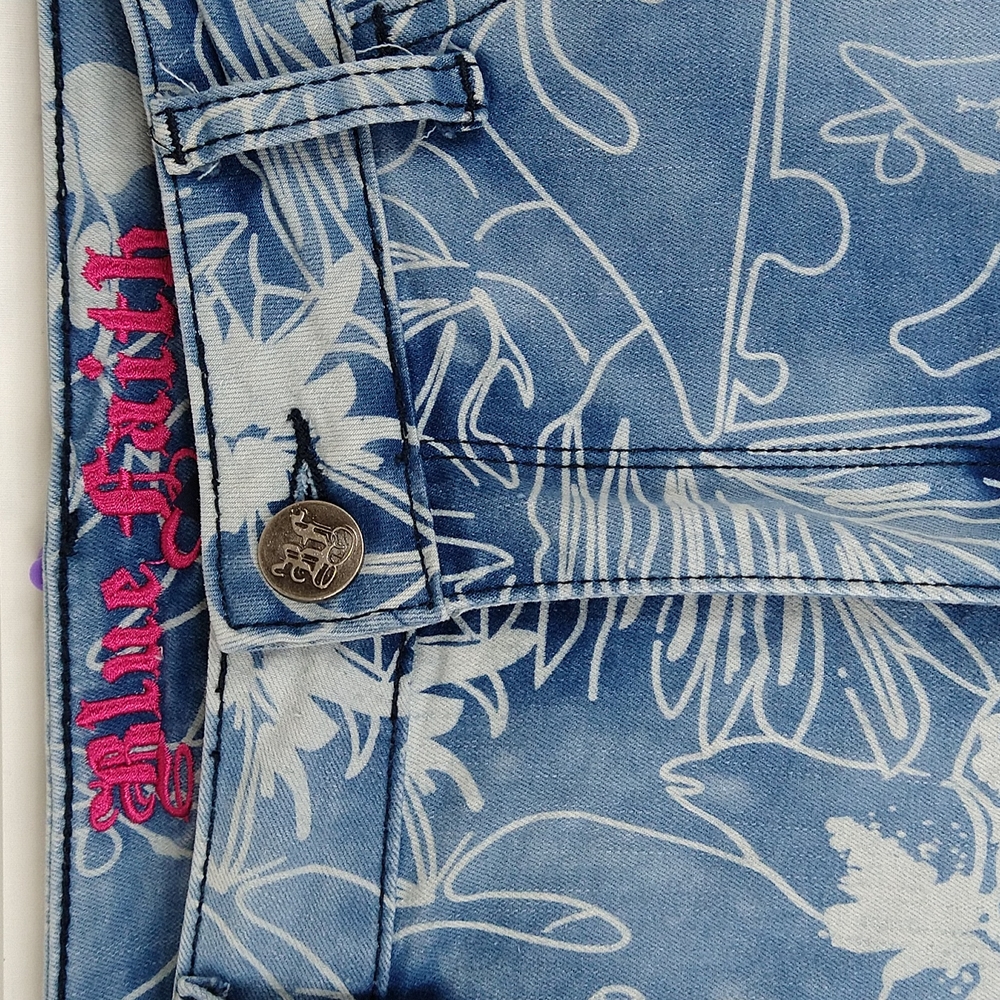 Blue Faith Women's Jeans Size:14 - Picture 3 of 5